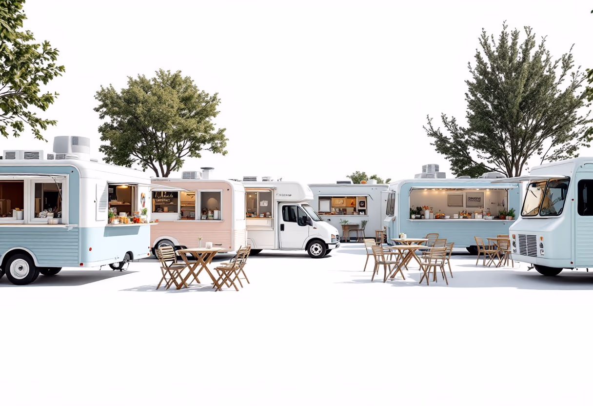 [background image] dynamic outdoor dining scene